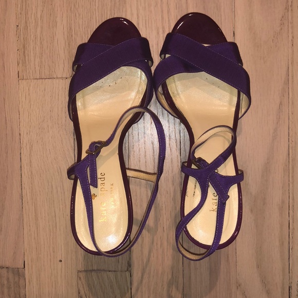 Kate Spade Purple Sandals - Picture 4 of 9
